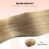 Clip in Hair Extensions, OiMiGO Blonde Human Hair Extensions #60