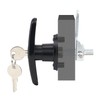 QZATTCAEN QZATTCAEN Keyed Alike Truck Cap T-Handle Lock Kit -