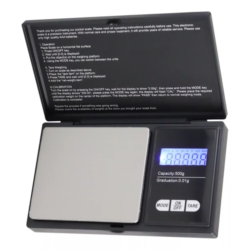 Control Expert Bascula Digital Gramera 0.01gr 500gr Gramos Quimica Joyeria