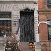 FINGOOO Large Halloween Door Curtain, Hunted House Foil Decor Entrance