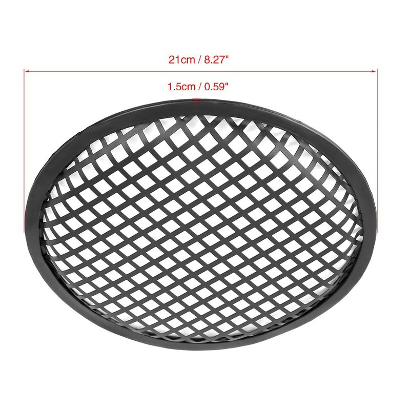 MACHSWON 2 Pieces Car Audio Speaker Subwoofer Cover Metal Mesh
