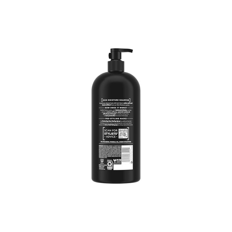 Tresemmé Champú Hidratante Rich Moisture Dosificador Unidades Cabello Seco Formulado