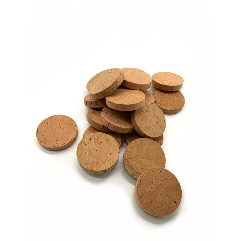 Cork Discs Diameter 35 mm 6 mm Thick Pack of