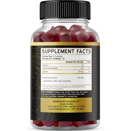 DORADO NUTRITION Pure Shilajit 1000mg 60 Gummies Asphaltum Naturally Occurring Fulvic Acid NonGMO