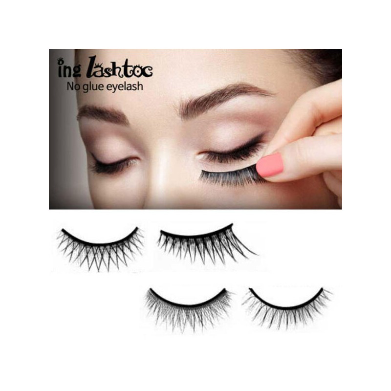 Lash Talk 래쉬톡 접착제 없이 붙이는 노글루 원터치 속눈썹 1세트