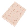 Suture Practice Pad Reusable Silicone Sature Training Skin Pad with