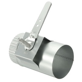 YOKIVE 12-inch HVAC Duct Manual Backdraft Damper, Galvanized Iron Airflow Ducting