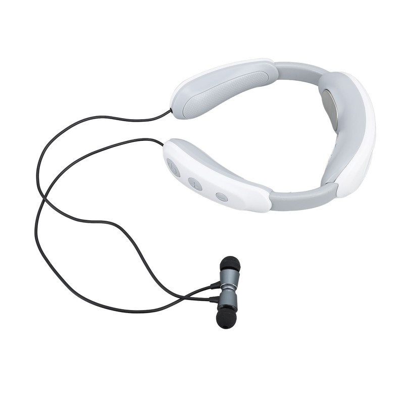 Portable Neck Massager Multifunction Electric Pulse Bluetooth Headset Relieve Fatigue