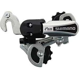 SHIMANO Rear Derailleur (MTB) RD-TY21-MB 6S Gauge: SS Regular Claw Type (Compatibility: 14-28T Total Capacity 28T) Silver ARDTY21BSSMBS TOURNEY