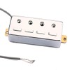 Alnicov 4 String Bass Guitar Humbucker Pickups,Silver