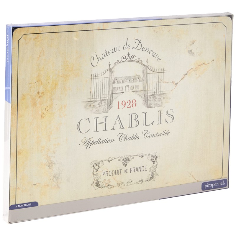 Pimpernel Vin de France Placemats - Set of 4 (15.7”