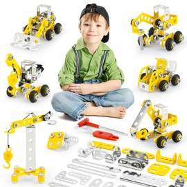 PANPAPA Erector Sets for Kids Ages 8-12,6 Super mini Engineering Toys for Kids 5-7,Metal Building Construction Model kit,DIY STEM Building Blocks Gift for Boys & Girls(273pcs)
