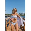 VOLAFA - Bikini triangular para mujer, con estampado de volantes,