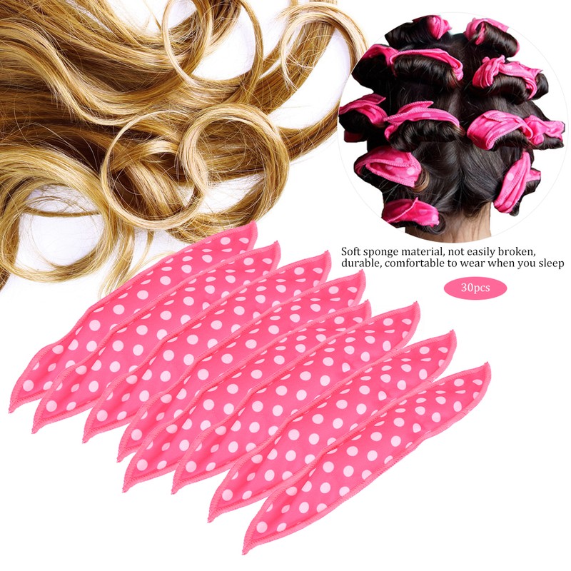 Night Sleep Foam Hair Curler Rollers Hair Rollers DIY Sponge