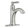 Moen Halle Spot Resist Brushed Nickel One-Handle Single Hole Bathroom