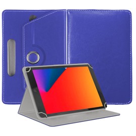 EKAM Universal Stand Folio Case Cover for All 8" - Tablets kid's case for TECLAST P80T/P80, Blackview 8 Inch Tablet Tab 5, HiGrace Kids Tablet 8 inch, HAOQIN Tab 8 Case Cover (Blue)