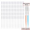 500 Pezzi 0,5ml Plastica Pipette Trasferimento,Pipette Graduate,Squeeze Trasferimento Pipette,pipette monouso,per