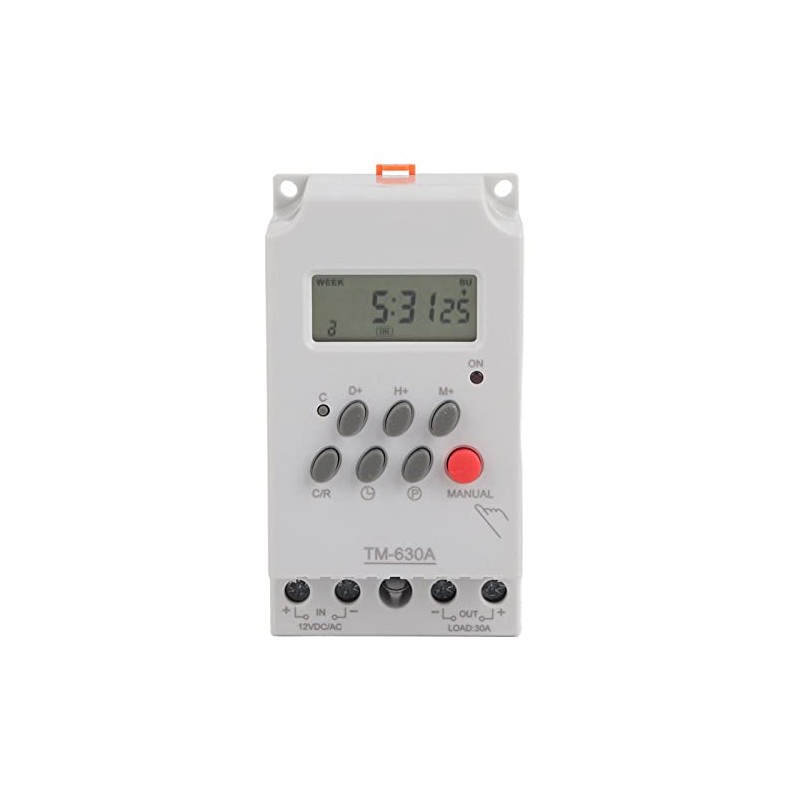 TM630A 12V DC Mini LCD Digital Microcomputer Control Power Timer