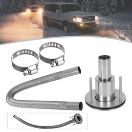 Stainless Steel 316 thru hull exhaust kit, Thru Hull Exhaust fitting 24mm Tube Pipe + 24'' Exhaust Pipe Parking Air Heater 1 Inch/25mm Inner Fitting 24mm Hose Pipe (Straight)