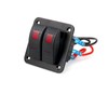 WANGCL Aluminum- 12v/24v Control Panel 2 Position ON/OFF Toggle Switch