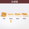 Rubber Band #410 < 17.6 oz (500 g) Transparent Bag
