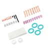 56Pcs TIG Welding Torch Accessories Kit Ceramic Nozzle Glass Cup