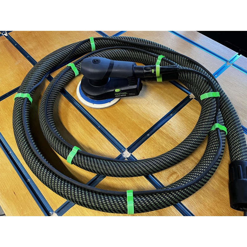 Coiled Hose Clips for Festool Dust Collection Hoses - Made
