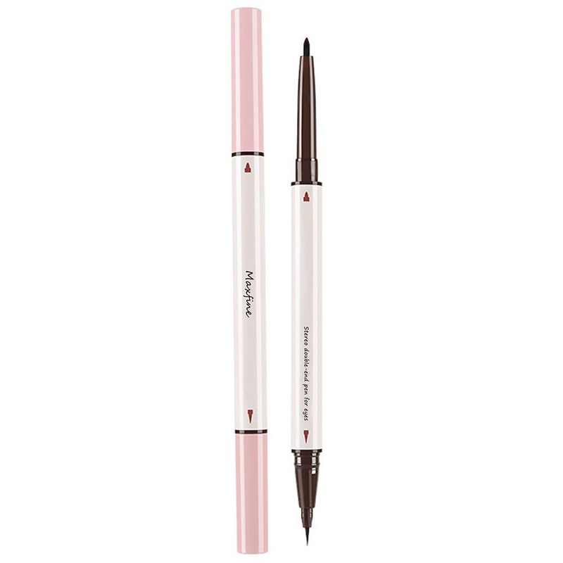 SNS [Popular] Dual Core Eyeliner Waterproof Pencil Eyeliner [Pencil and