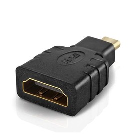CABLEPELADO HDMI to Micro HDMI Adapter, Micro Video Adapter, 4K Ultra HD 1080p Full HD, Suitable for Smartphone, Camera and Tablet