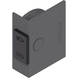 BLUM SERVO-DRIVE Switch for Aventos, Symmetrical, Plastic, Deep Grey