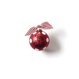 Coton Colors Alabama Dot Glass Ornament