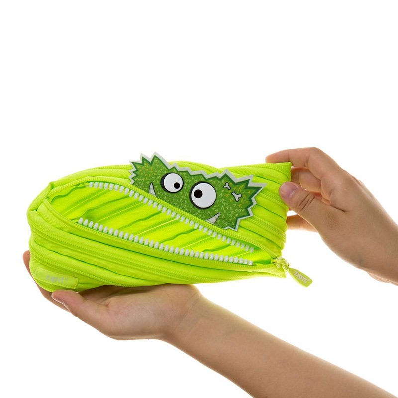 ZIPIT Monster Federmäppchen für Jungen | Großes Mäppchen für die