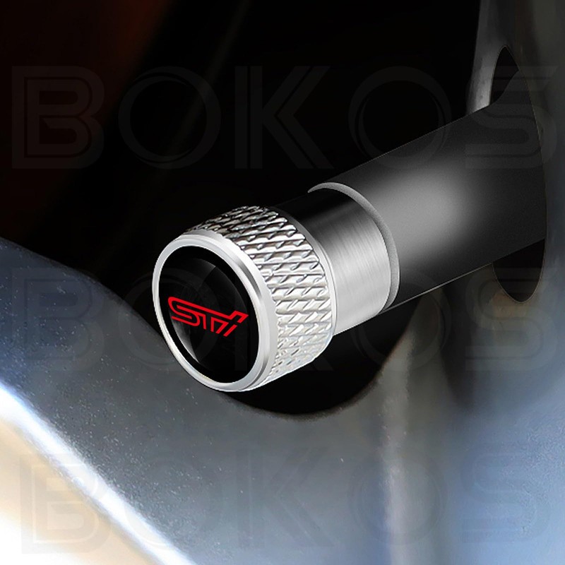 STI Tire Valve Cap WRX BRZ Crossover XV Dress Up