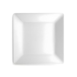 Q Squared Diamond White BPA-Free Melamine Salad Plate, 7-1/4 Inches, Set of 4, White