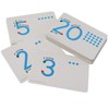 Constructive Playthings Kids Touch and Trace Number Learning Cards, 30