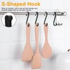 QTMMC 10 Pack S Shaped Hooks Anti-Rust Heavy Duty S