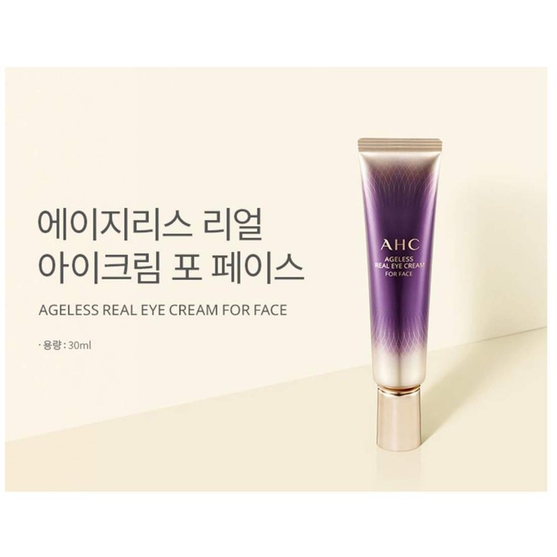 Crema de ojos AHC Ageless Real para cara, 30 ml