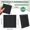 Yaocom 1 Pc Aluminum Attic Vents 6" x 6" Metal