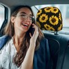 DSSWTP Sunflower Pattern01 Universal Car Headrest Cover Soft Car Seat