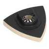5PCS Wool Polishing Pad with Alloy Steel Base Triangular Felt