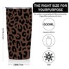 Leopard Gifts for Women 20 oz Tumbler, Minimalist Stainless Steel