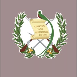 Arkastan Guatemala Coat of Arms Sticker Decal Vinyl Guatemala flag