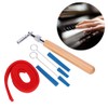 6Pcs Piano Tuner Kit Tuning Professional Musical Silent Hammer DIY