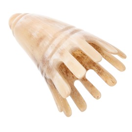 FRCOLOR Scalp Massager Comb Hair Scalp Brush Natural Horn Massage Shampoo Brush