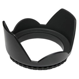 58mm Rubber Lens Hood for Canon Camera SL1 T5 T3 T6s T6i T5i T4i T3i T2i T1i Xsi XS 60D 70D 7D 7D Mark II 6D 5D Mark II 5D & Mark III DSLR Cameras