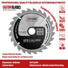 Saxton 165mm TCT Thin Kerf Cordless Circular Saw Blade Pack