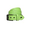 Lowlife Cover Up Leather Belt in Neon Green