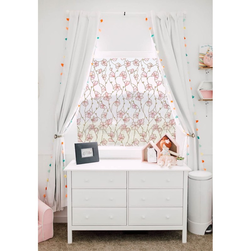 UNI Window Film Static Clings Non Adhesive 3D Stained Glass