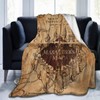 PaMeet Throw Blanket, Luxury Cozy Fleece Blanket, Warm Super Soft