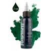 RADIANT COLORS Tinta Profesional Para Tatuar Radiant Deep Green 2oz